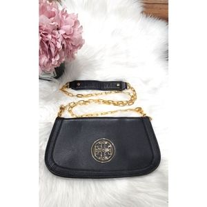 Tory Burch Convertible Gold Chain Clutch and Crossbody bag